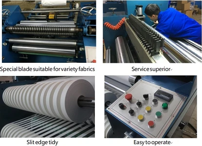 Polyester Satin And Nylon Slitting Machine